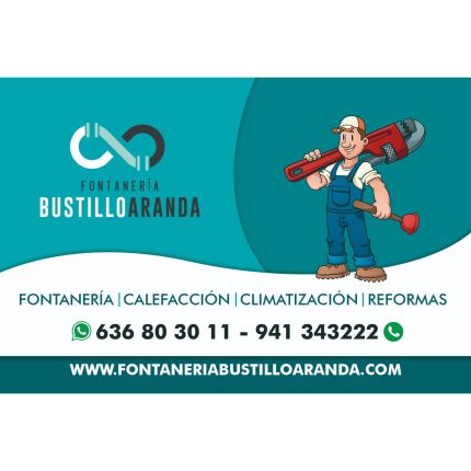 Logo van Fontanería Bustillo Aranda