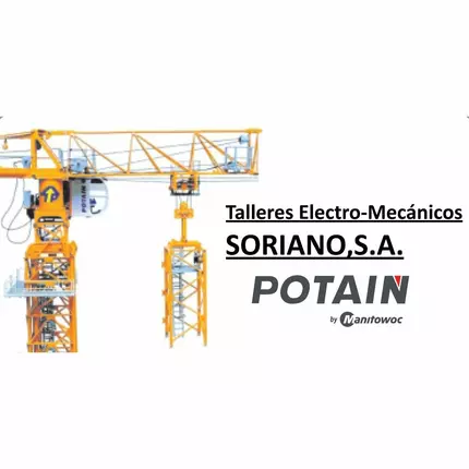 Logo da Potain - Grúas Torre Soriano