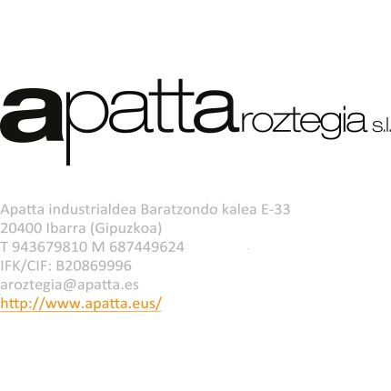 Logo da Apatta Aroztegia