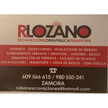 Logotipo de Excavaciones Obra Pública Transportes Rlozano