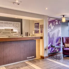 Premier Inn Liverpool (Tarbock) hotel reception