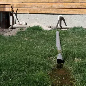 Mr. Plumbing & Drains, Louis Park, MN Sludge through sump pump onto lawn from basement