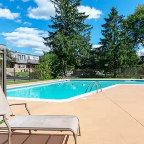 Pool at Hamilton Trace apartments in Road Okemos, MI