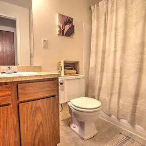 Bathroom in Kentwood apartment