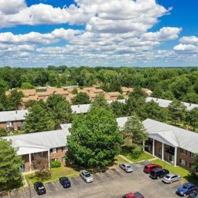 Overhead view of apartment in Warren