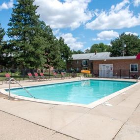 Pool at apartment in Warren