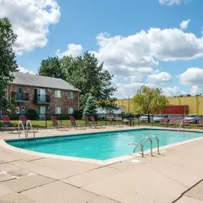 Pool at apartment in Warren