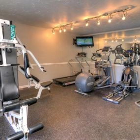 Gym at Burwick Farms Apartment Homes at Howell, MI