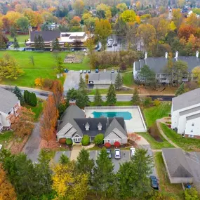 Overhead view at Burwick Farms Apartment Homes at Howell, MI