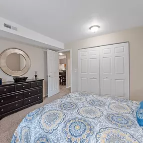 Bedroom at Burwick Farms Apartment Homes at Howell, MI