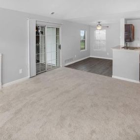 Living room in Madison Heights apartment