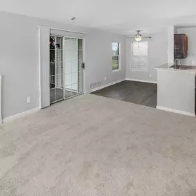 Living room in Madison Heights apartment