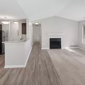 Living room in Madison Heights apartment