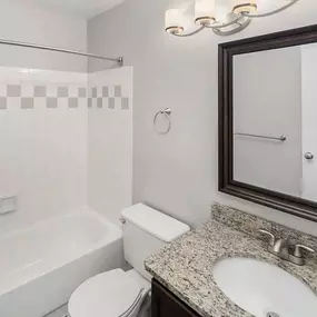 Bathroom in Madison Heights apartment