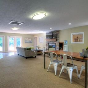 Clubhouse at Nemoke Trails apartments in Haslett, MI