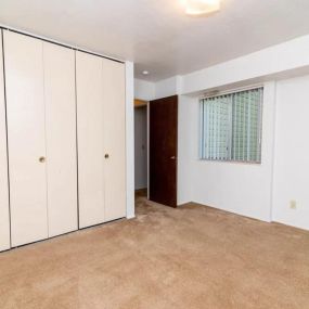 Bedroom at Lakewood Apartments in Haslett, MI