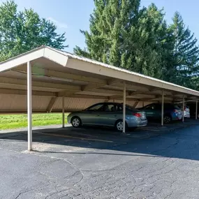 Carports at Lakewood Apartments in Haslett, MI