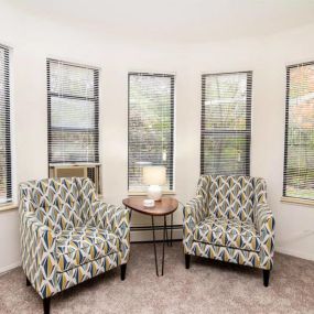 Living room in Grand Rapids apartment