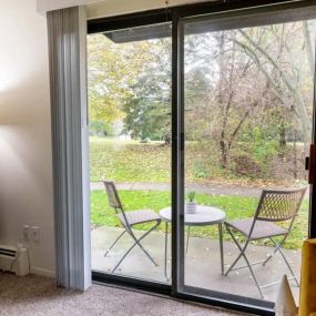 Sliding doors in Grand Rapids apartment