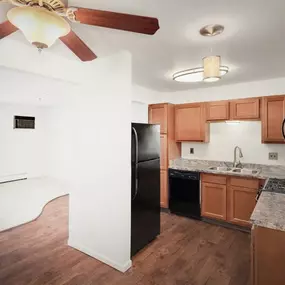 Kitchen in Grand Rapids apartment