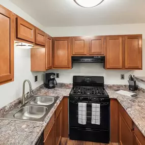 Kitchen in Grand Rapids apartment