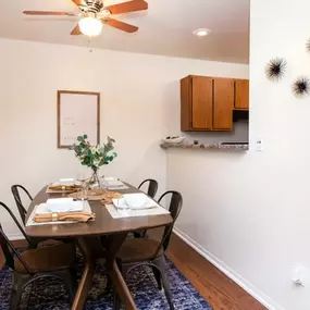 Dining room in Grand Rapids apartment