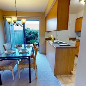 Dining area in Fairlane East apartments