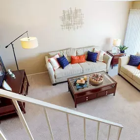 Livingroom at Fairlane East apartments