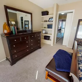 Bedroom in Fairlane East apartments