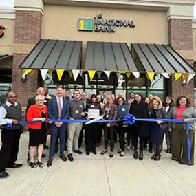 1st National Bank Liberty Township Ribbon Cutting at Grand Opening