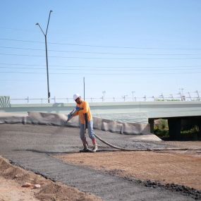 Commercial shotcrete slope protection project by BAM Shotcrete