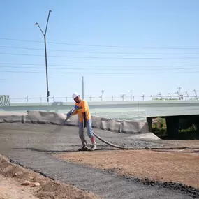 Commercial shotcrete slope protection project by BAM Shotcrete