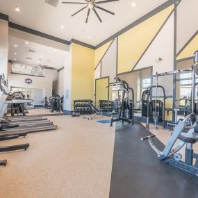 Fitness Center With Modern Equipment