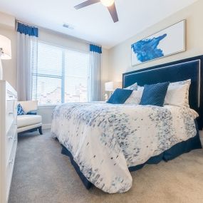 Bedroom With Expansive Windows