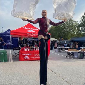 So we were at South Fulton’s NATIONAL NIGHT OUT!!
An amazing night and community event!!!
Q from 112 was the MC for the night and gave us little serenade.
There was a juggler who tried to teach Cheri how to juggle ????????Good try Cheri!!!
The beautiful stilts walker. I do not know how she can keep balanced on them. 
It was a great event of networking and seeing police and community leaders in another light.