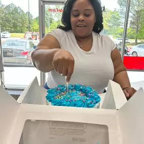 Thank you to my State Farm family here at Kevin Pierson State Farm.
You guys really out did yourselves this year.
From the decorations to the cake and gifts, I deeply appreciate each and everyone of you.
Thank you also to our lovely customers who have called the office, came by, or messaged wishing Happy Birthday.