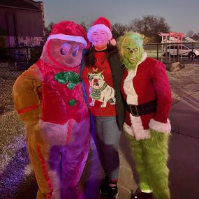 Happy Holidays from Gingerbread, The Grinch and the the JJ Grantham team!