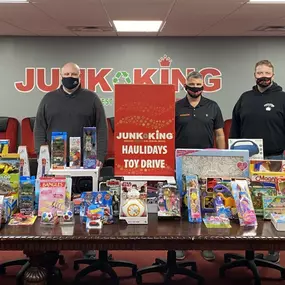 Toys that Junk King collected for the Boys & Girls Club