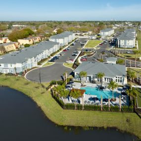 Aerial View at Jackson Palms Affordable Apartments in Jacksonville, FL