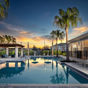 Swimming Pool at Jackson Palms Affordable Apartments in Jacksonville, FL