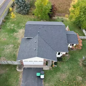 New GAF roofing system we recently installed in Andover , MN. GAF Timberline® HDZ™ shingles in Charcoal.