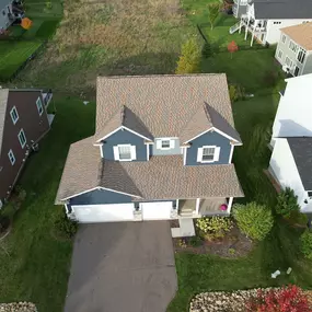 New GAF roofing system we recently installed in Bayport, MN. GAF Timberline® HDZ™ shingles in Golden Harvest.