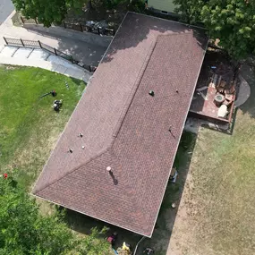 New roofing systems we recently installed in Anoka, MN. GAF Timberline® HDZ™ shingles in Hickory.