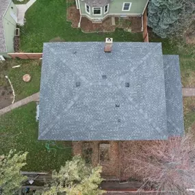 New GAF roofing system we recently installed in Minneapolis, MN. GAF Timberline® HDZ™ shingles in Pewter Gray.