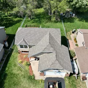 New roofing system we recently installed in Oakdale, MN. GAF Timberline® HDZ™ shingles in Weathered Wood.