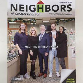 Did you catch us on the cover of Neighbors of Greater Brighton Magazine? It was such an honor for our family and story to be featured. Thank you to everyone involved for making this happen! ???? ????
