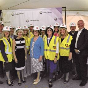 At Cooper & Binkley Jewelers, we believe that good health care is important for our community and that’s why we are thrilled that Trinity Health Livingston is building a new hospital here in Brighton. We recently attended the Beam Raising Ceremony, as the hospital is coming closer to fruition. ✨✨