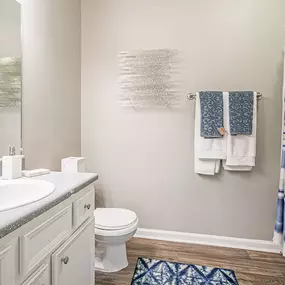 Bathroom with tub