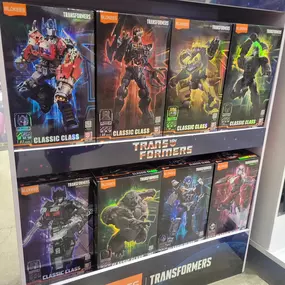 By popular demand and with the release of Transformers One- we've got some Transformers blind boxes and model kits from Blokees! Check it out at Del Amo! ????