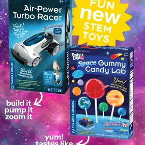 Fill long summer days with never ending play! From day to night, these smart toys set kiddos up for back-to-school success.